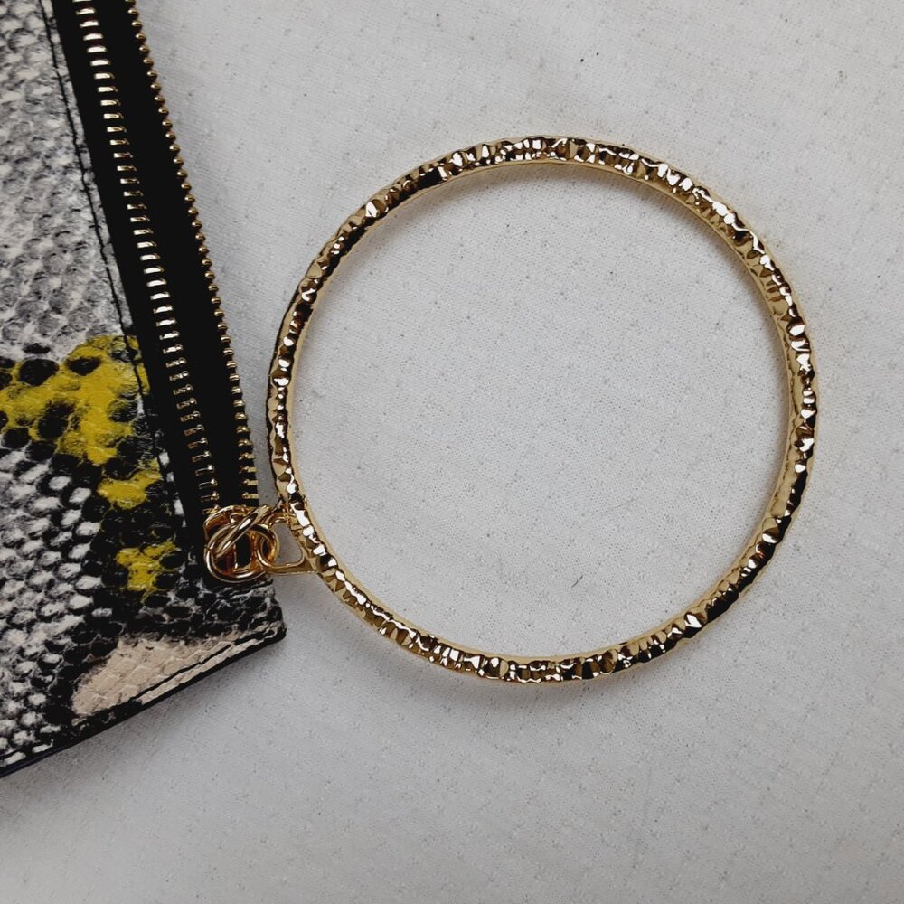 Ted Baker Large Clutch Wristlet Python Snake Leat… - image 7